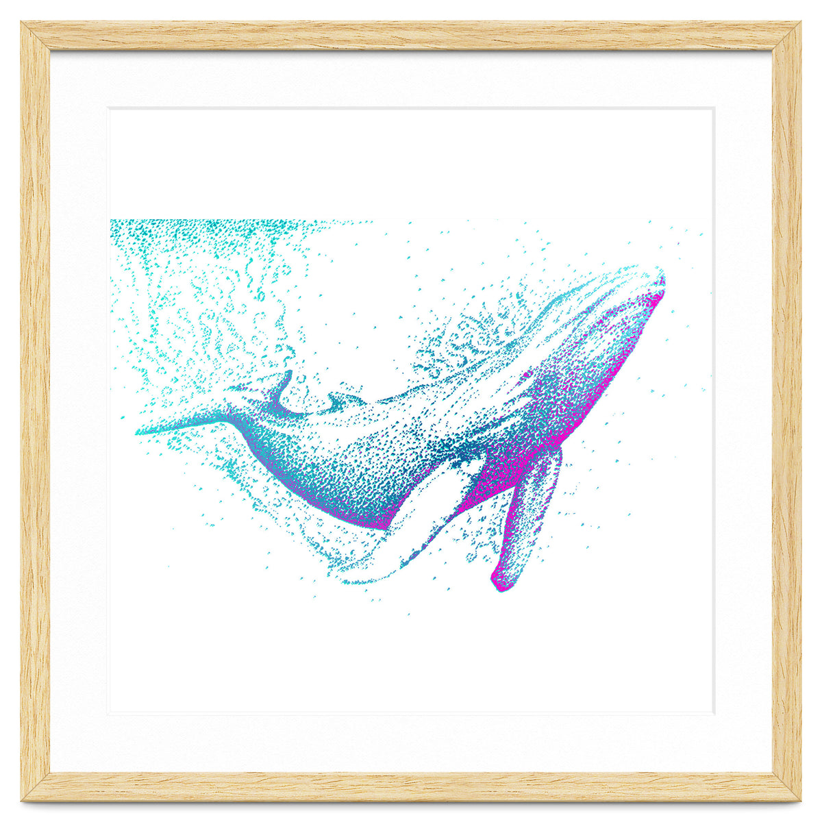 Diving Blue Whale