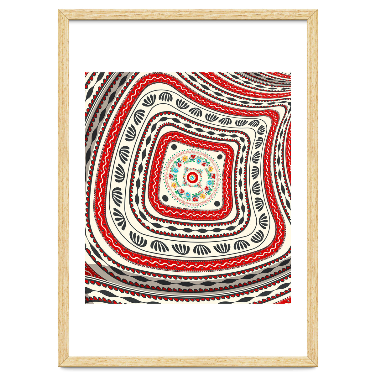 Romanian embroidery background 16