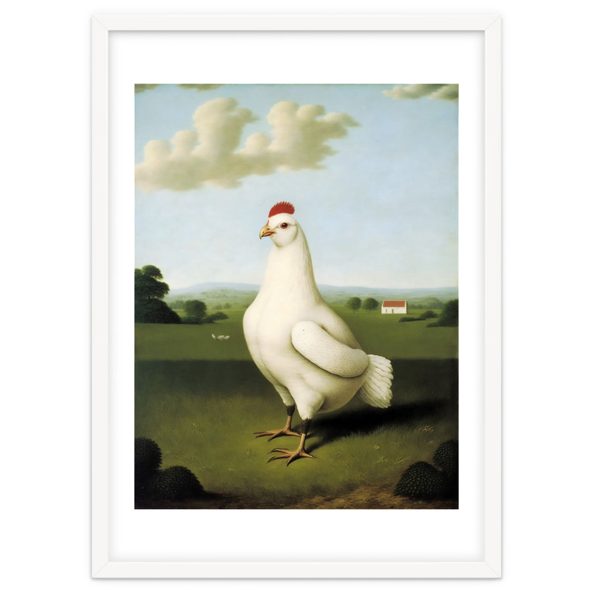 Chicken Classic Oil Painting