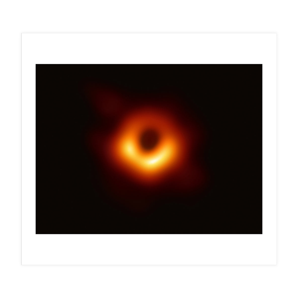 First Image of a Blackhole (Print Only)