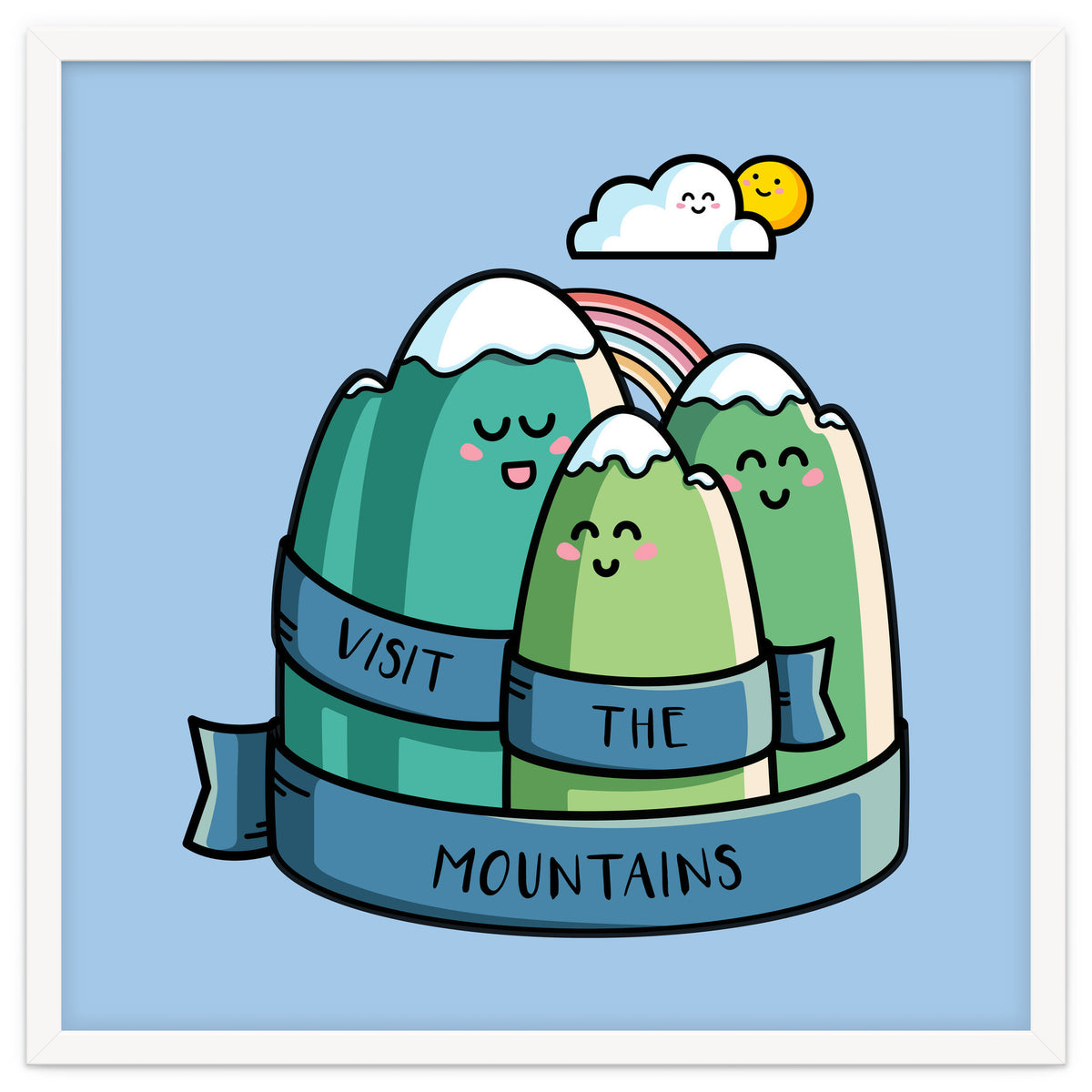 Kawaii Cute Visit the mountains