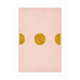Pink and rust minimalist shapes (Print Only) thumbnail