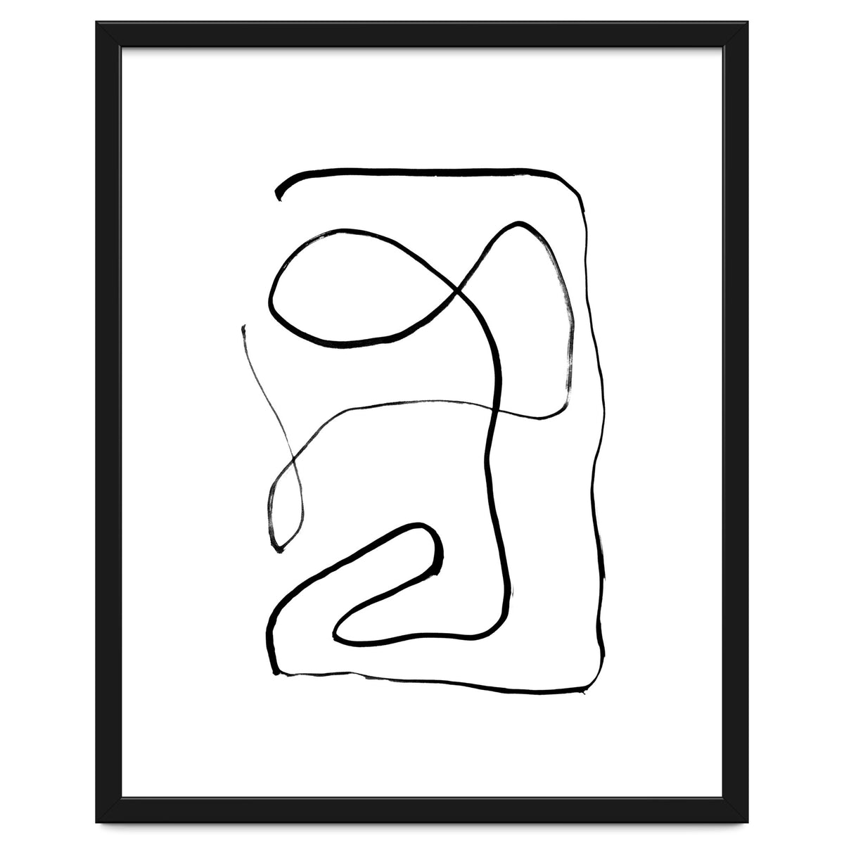 Mid-Century Line Art Print #2