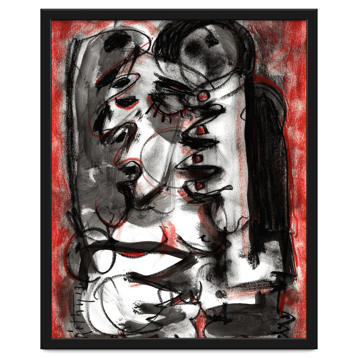 Shame - white background