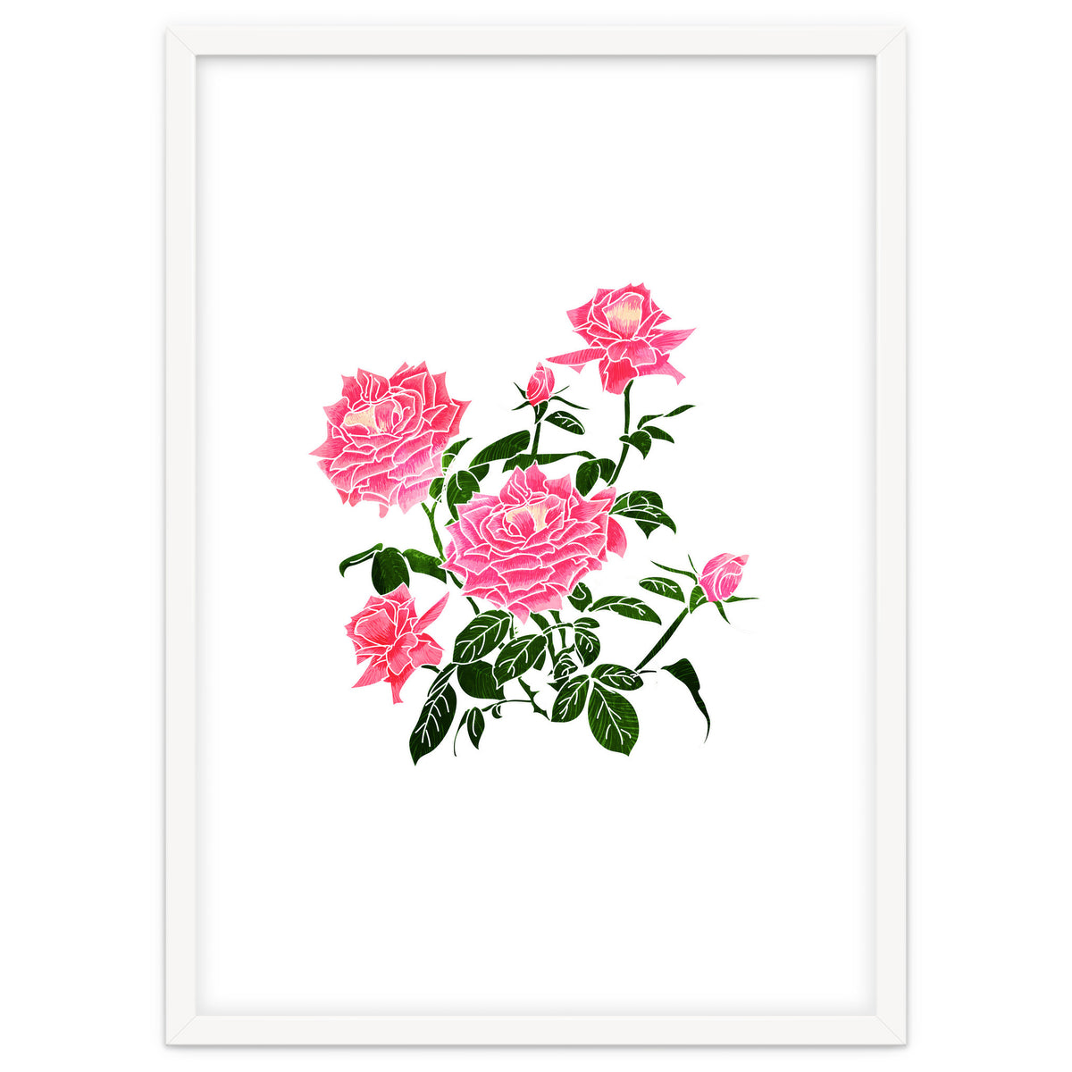 Rose V2 Art Print