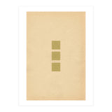 Minimalist green squares (Print Only) thumbnail
