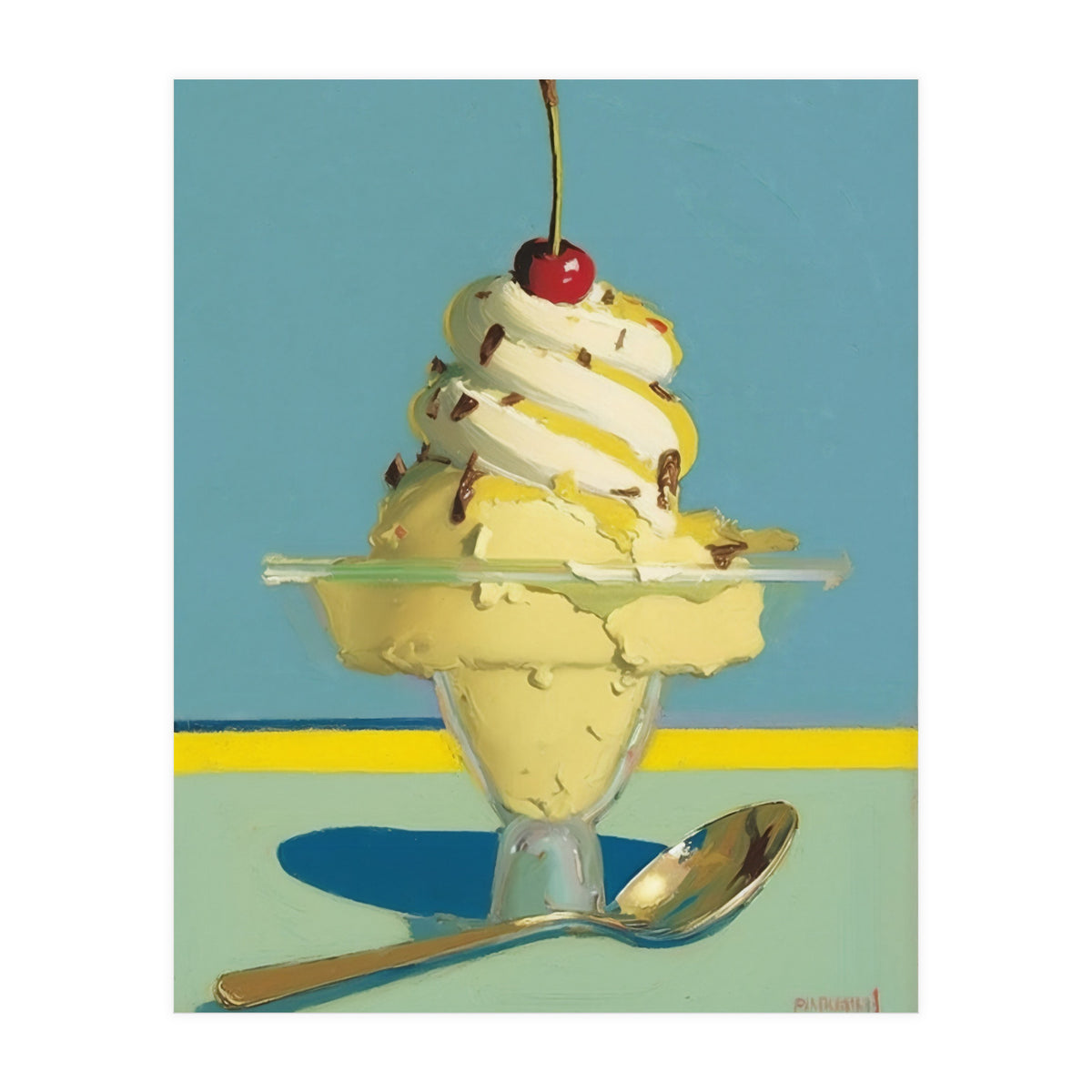 Ice Cream Sundae (Print Only)