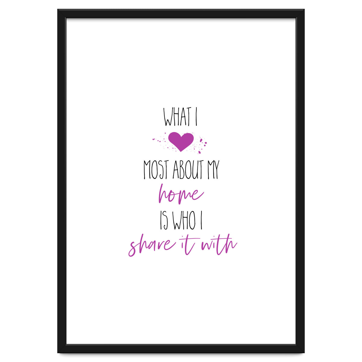 What I love most about my home