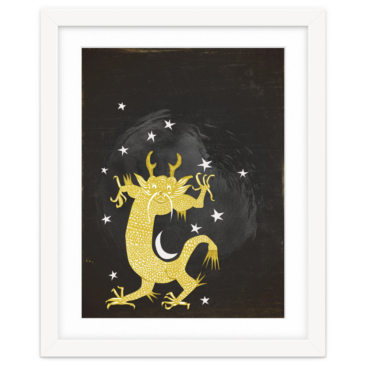 Vintage Cosmos: Golden Dragon