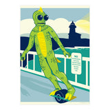 Sleezstak riding One Wheel (Print Only) thumbnail