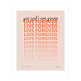 Oasis - Live Forever (Print Only) thumbnail