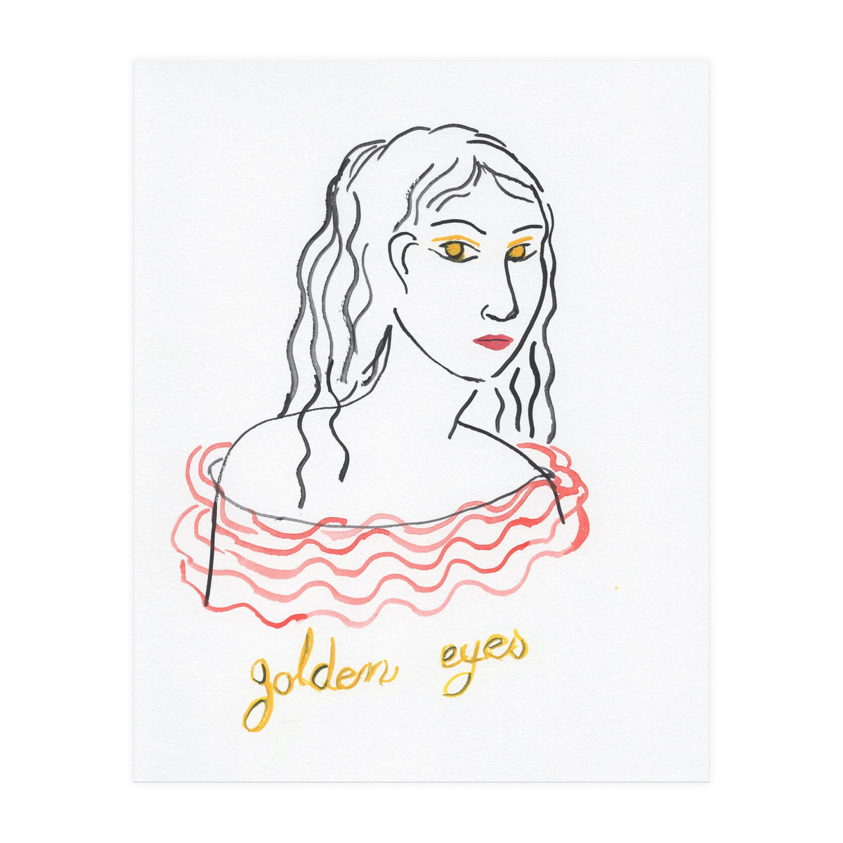 Golden eyes (Print Only)