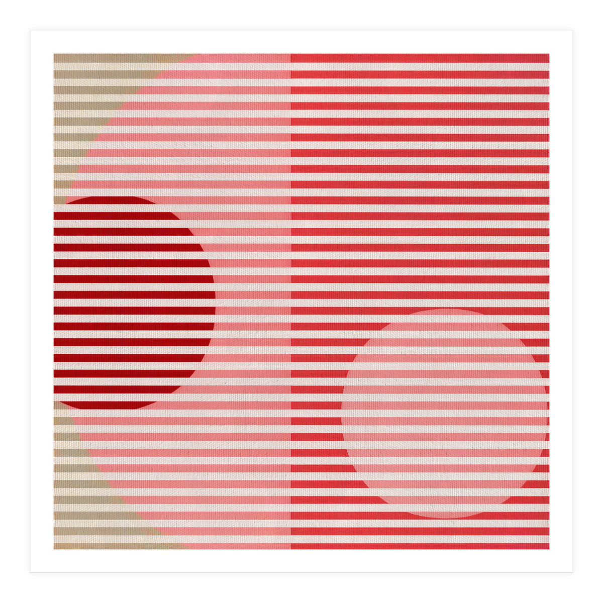 Stripes & Circles 1 (Print Only)