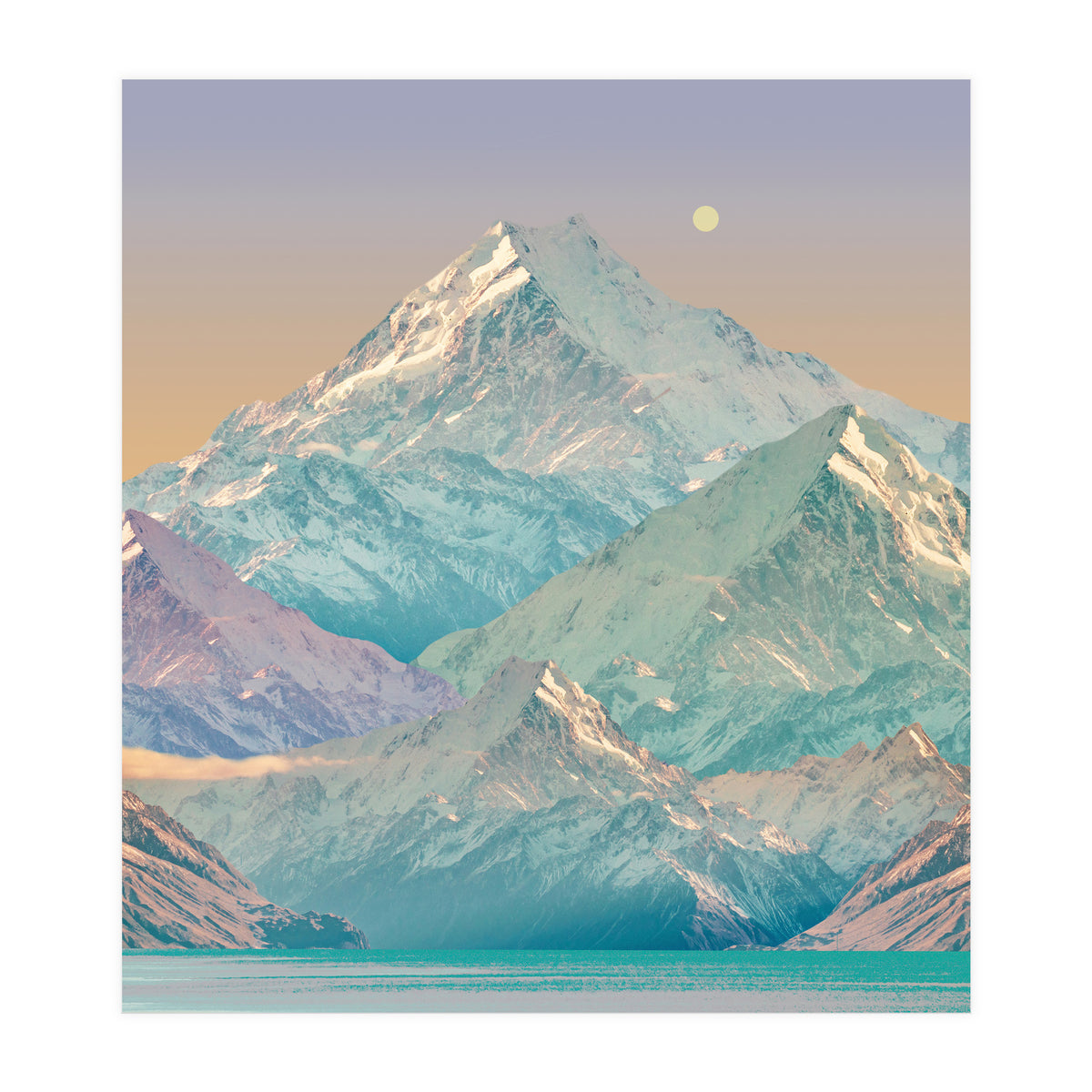 Pastel Landscape (Print Only)