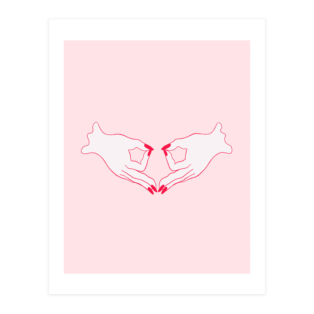 Feminist gang sign (Print Only)