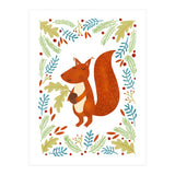 Squirrel With Acorn (Print Only) thumbnail