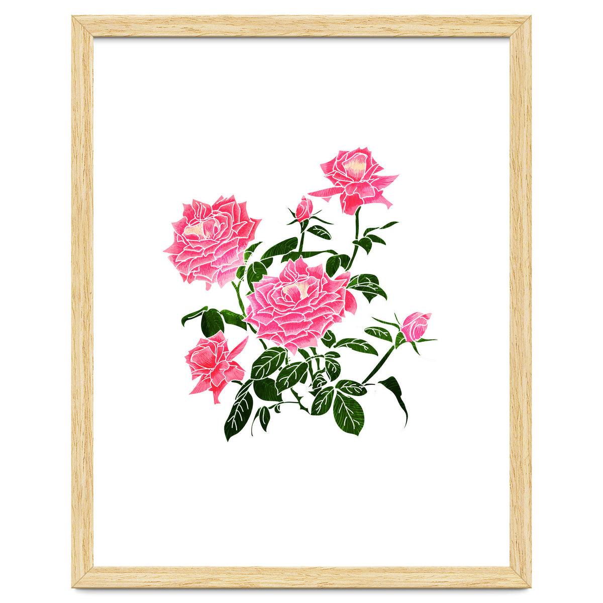 Rose V2 Art Print