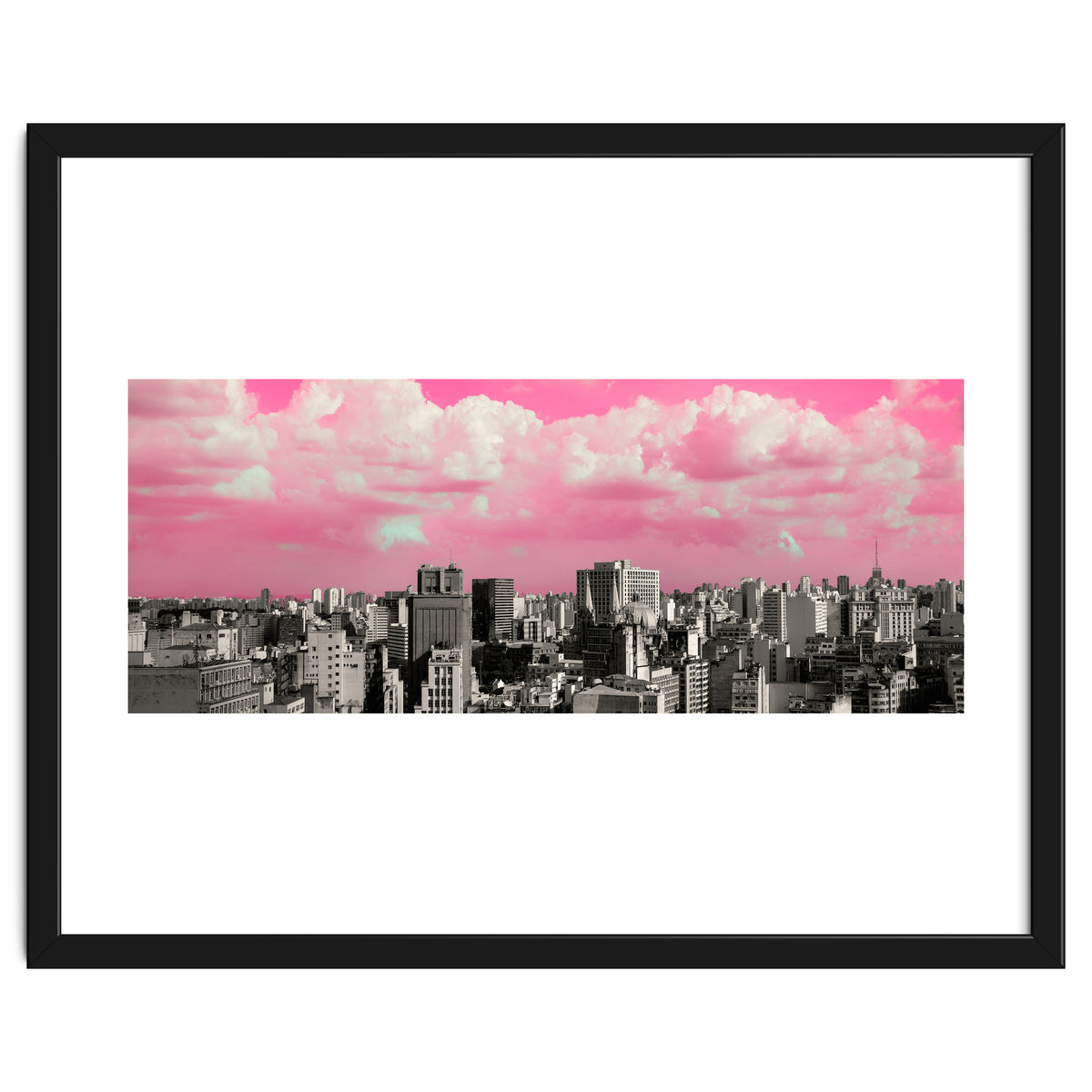 Pink Sky in São Paulo - Skyline