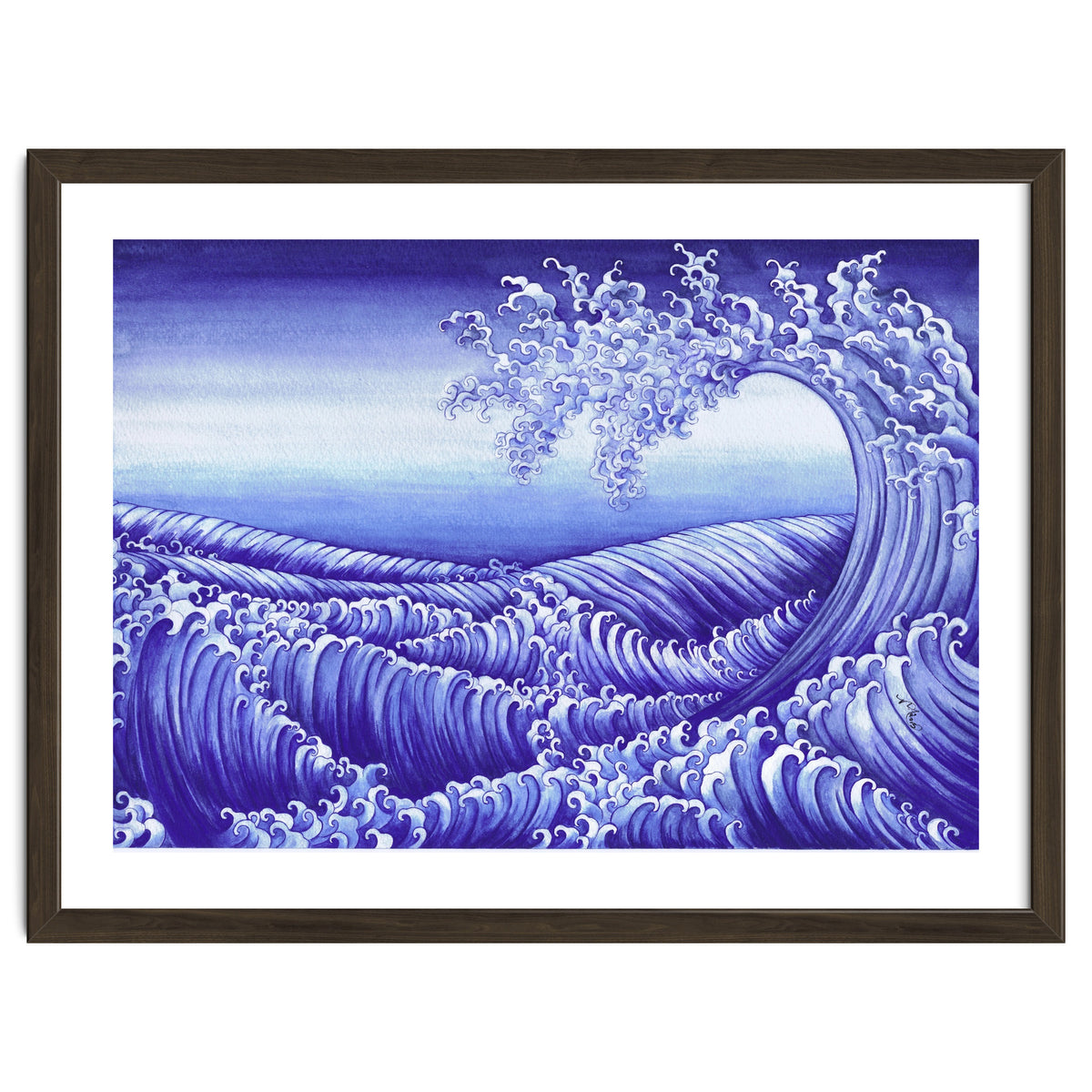 Turbulent Water Triptych part 3