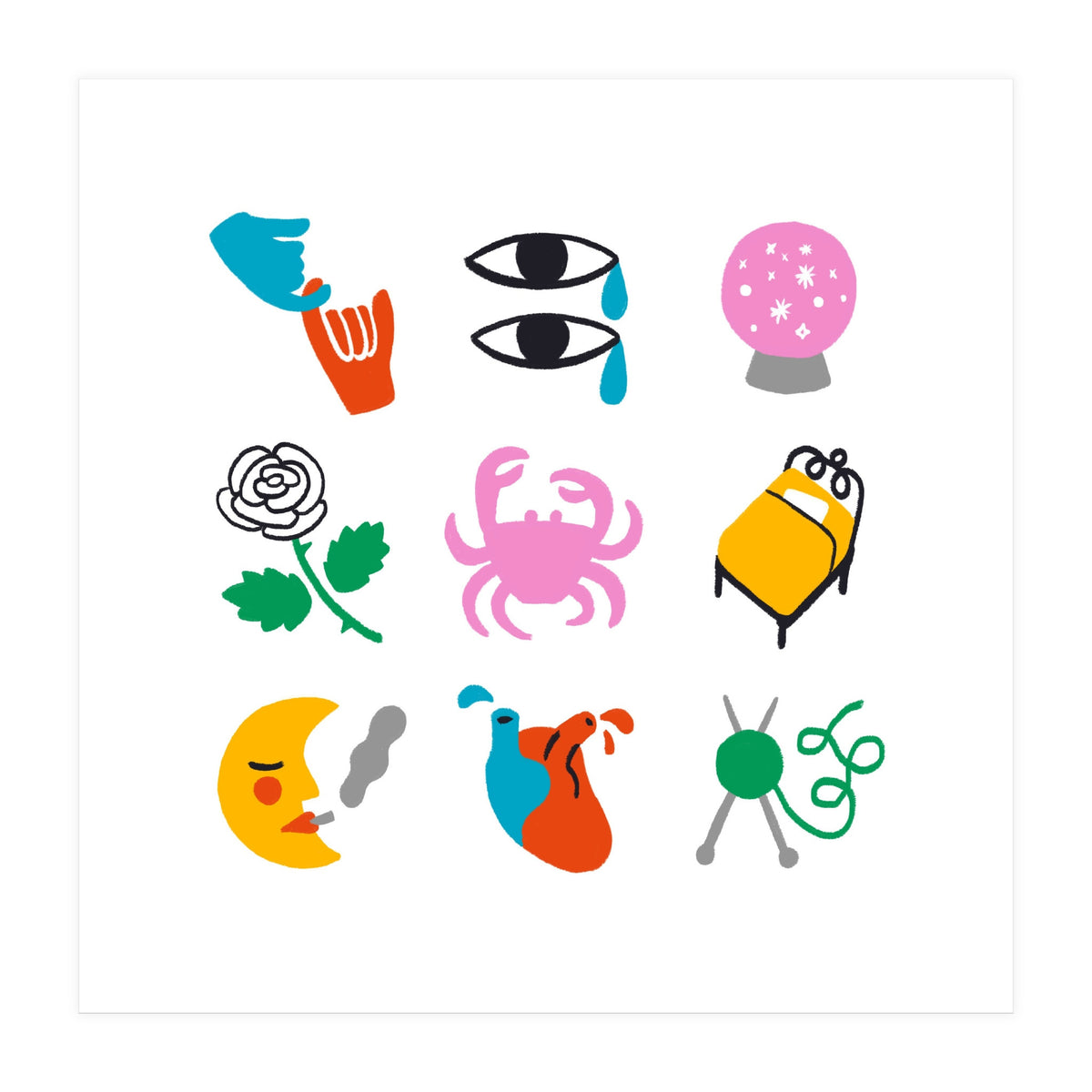 Cancer Emoji (Print Only)