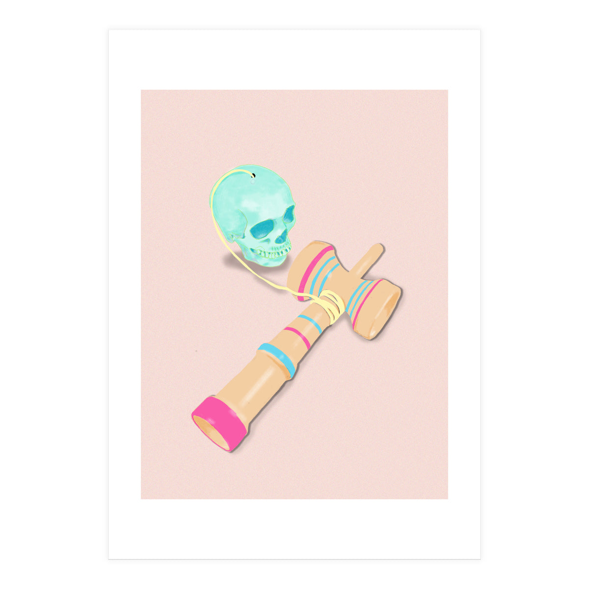 Skull kendama  (Print Only)