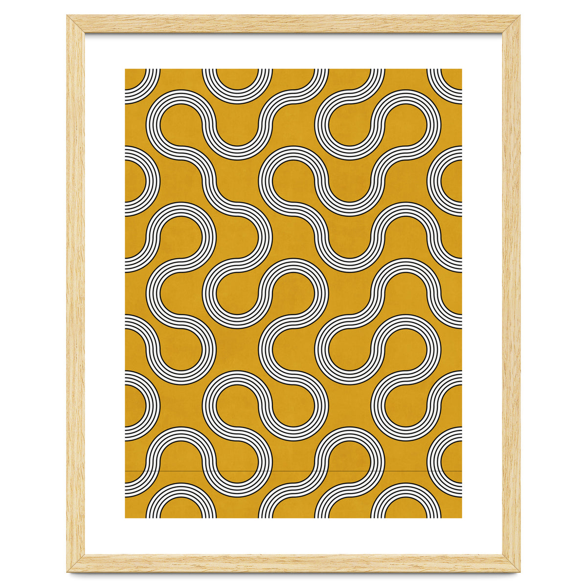 My Favorite Geometric Patterns No.31 - Mustard Yellow