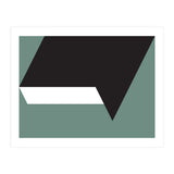 Geometric Shapes No. 85 - black, white & grey (Print Only) thumbnail