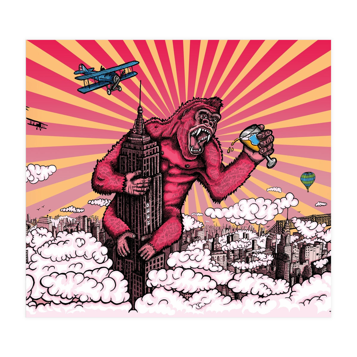 Beer Kong  (Print Only)