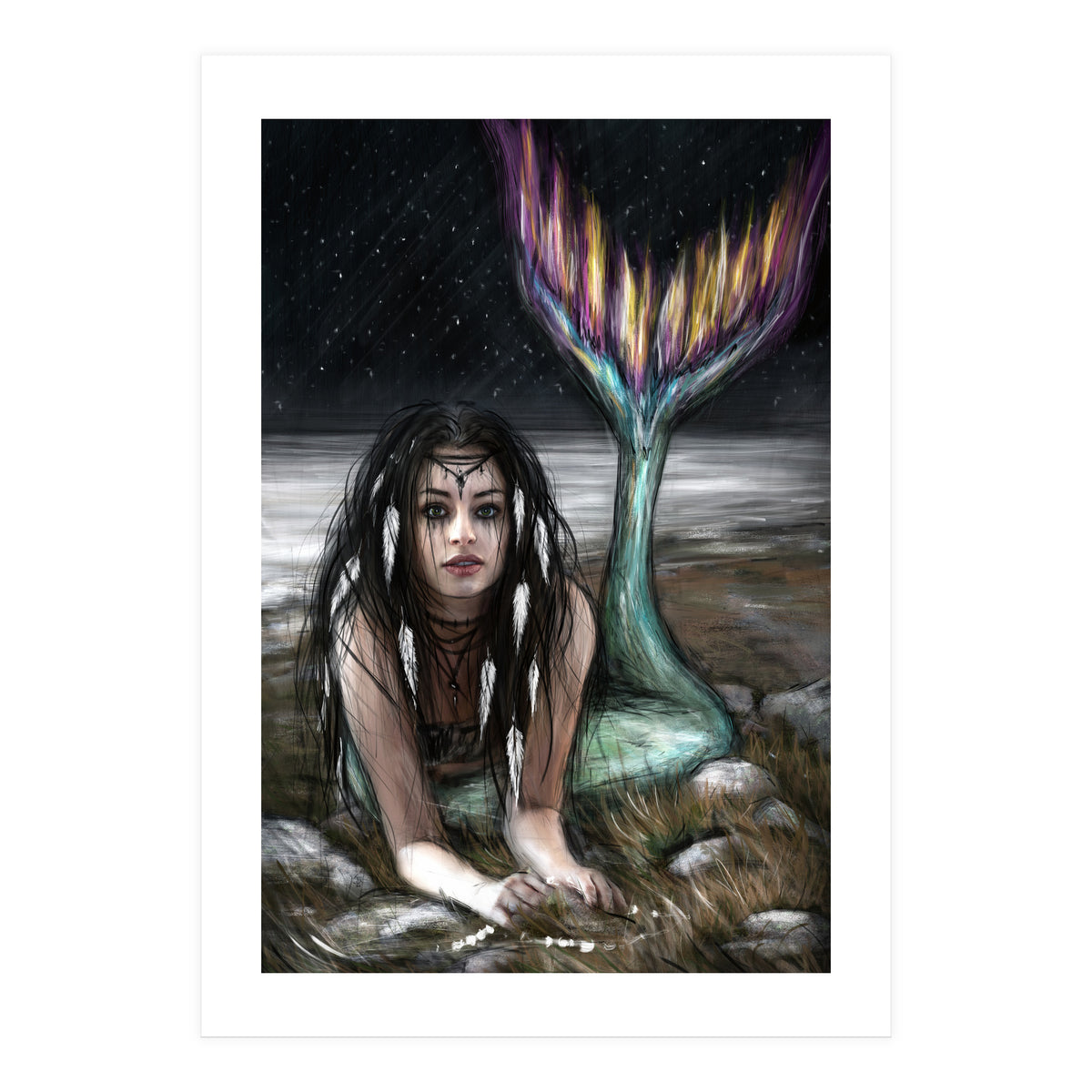 Starlight Mermaid (Print Only)