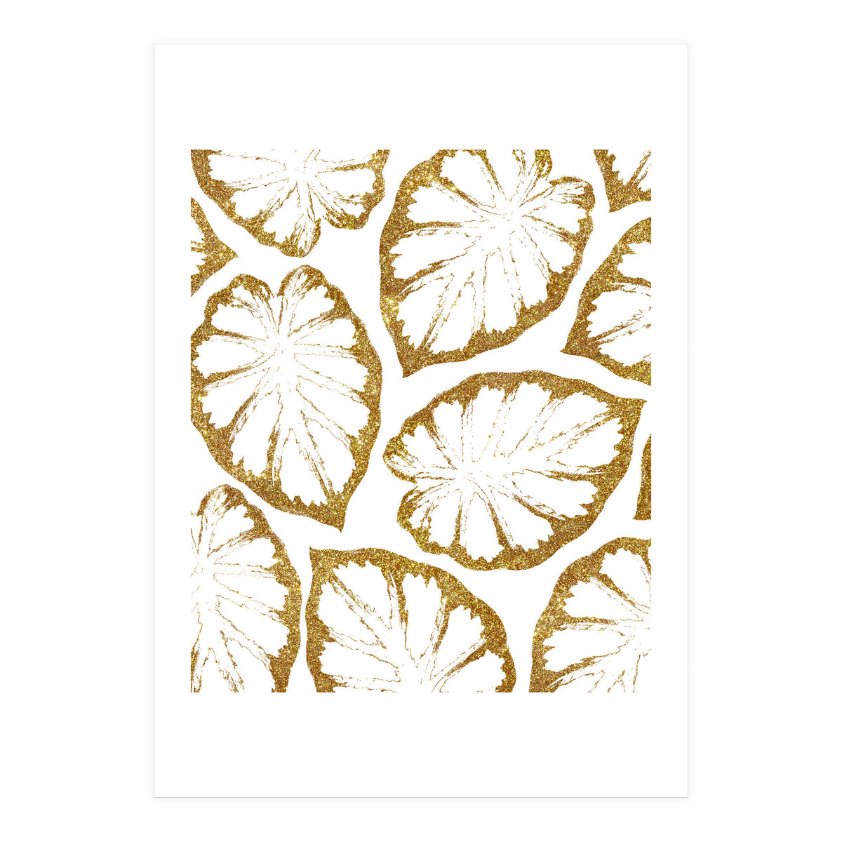 Monstera Gold (Print Only)