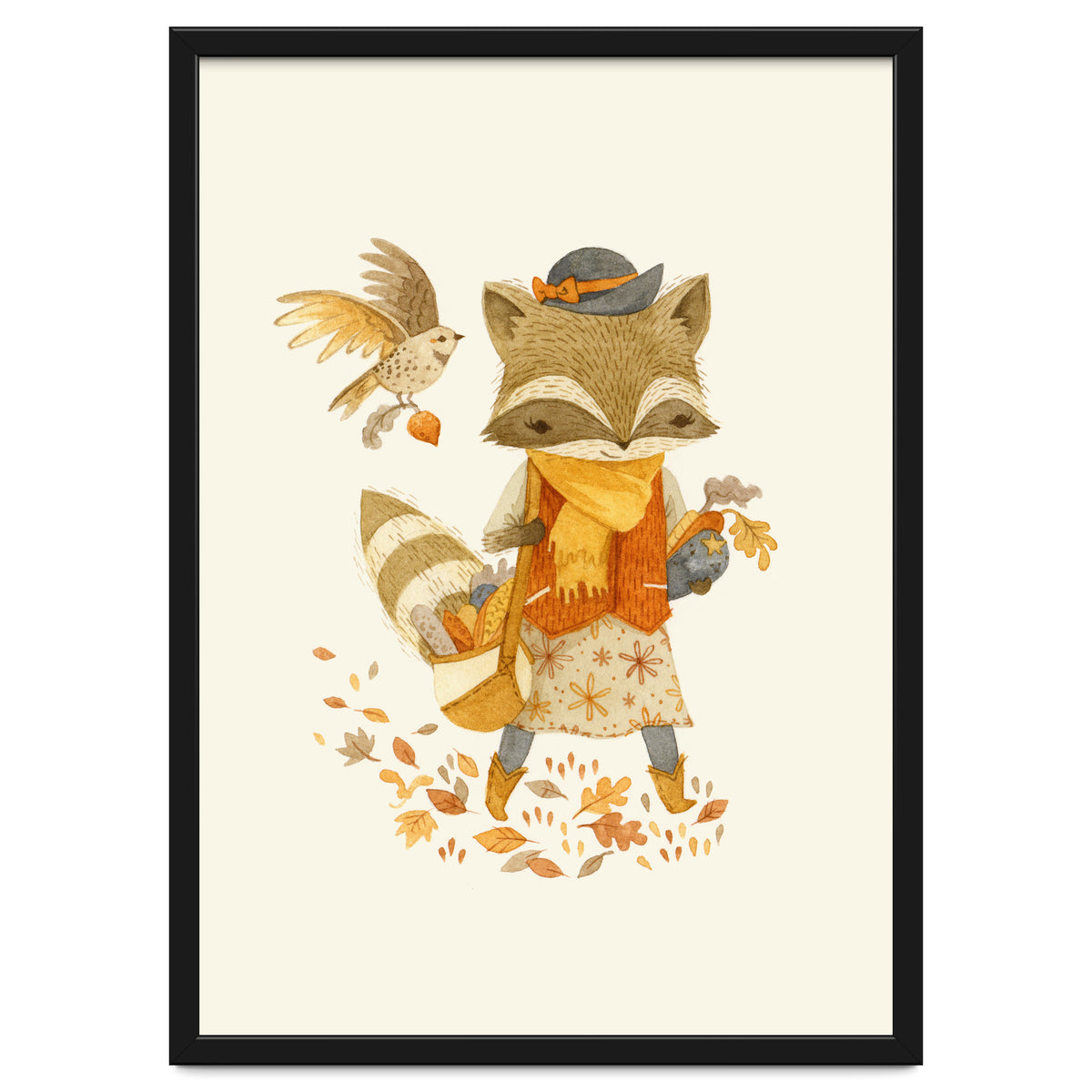 Rebecca The Radish Raccoon