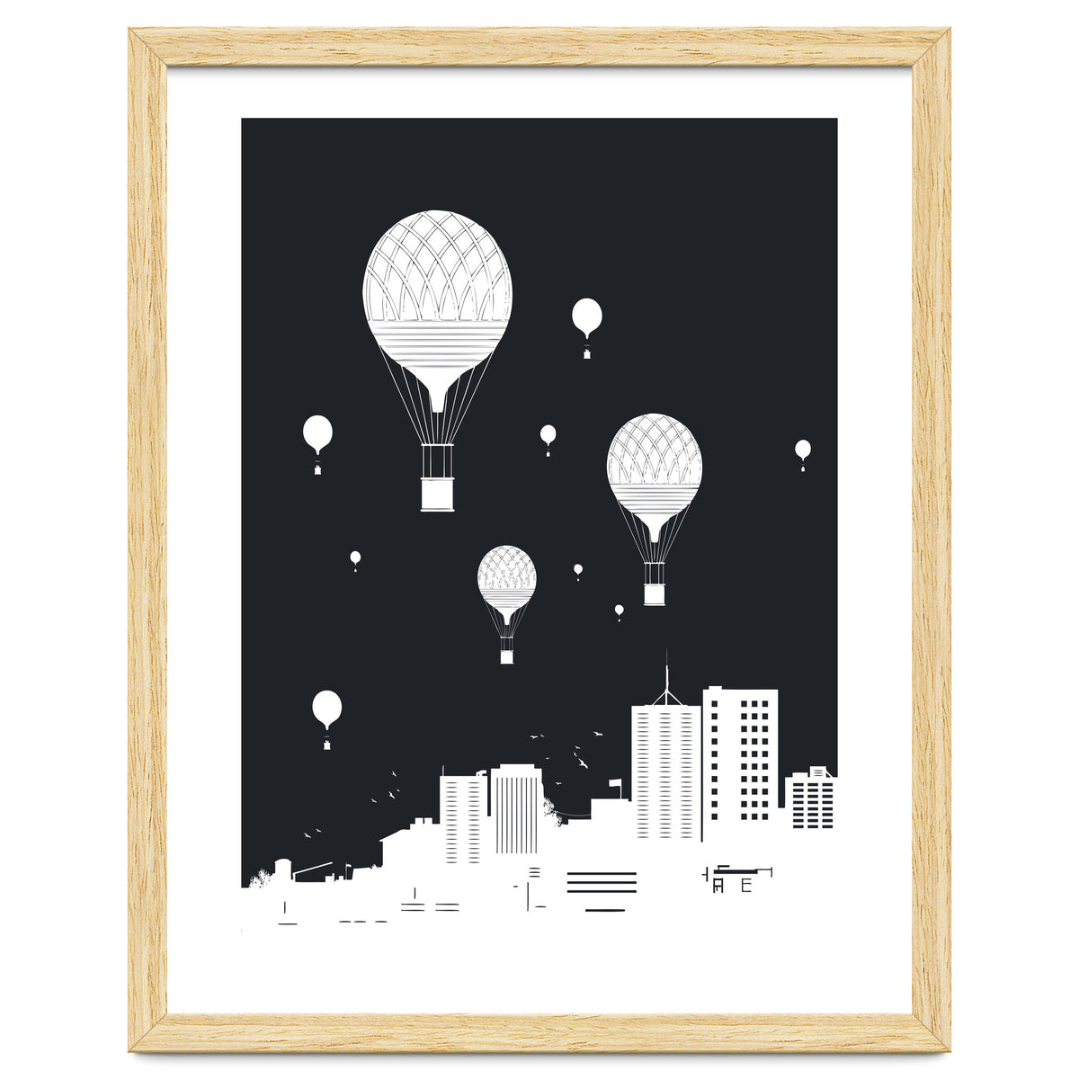 Balloons And The City (dark version)