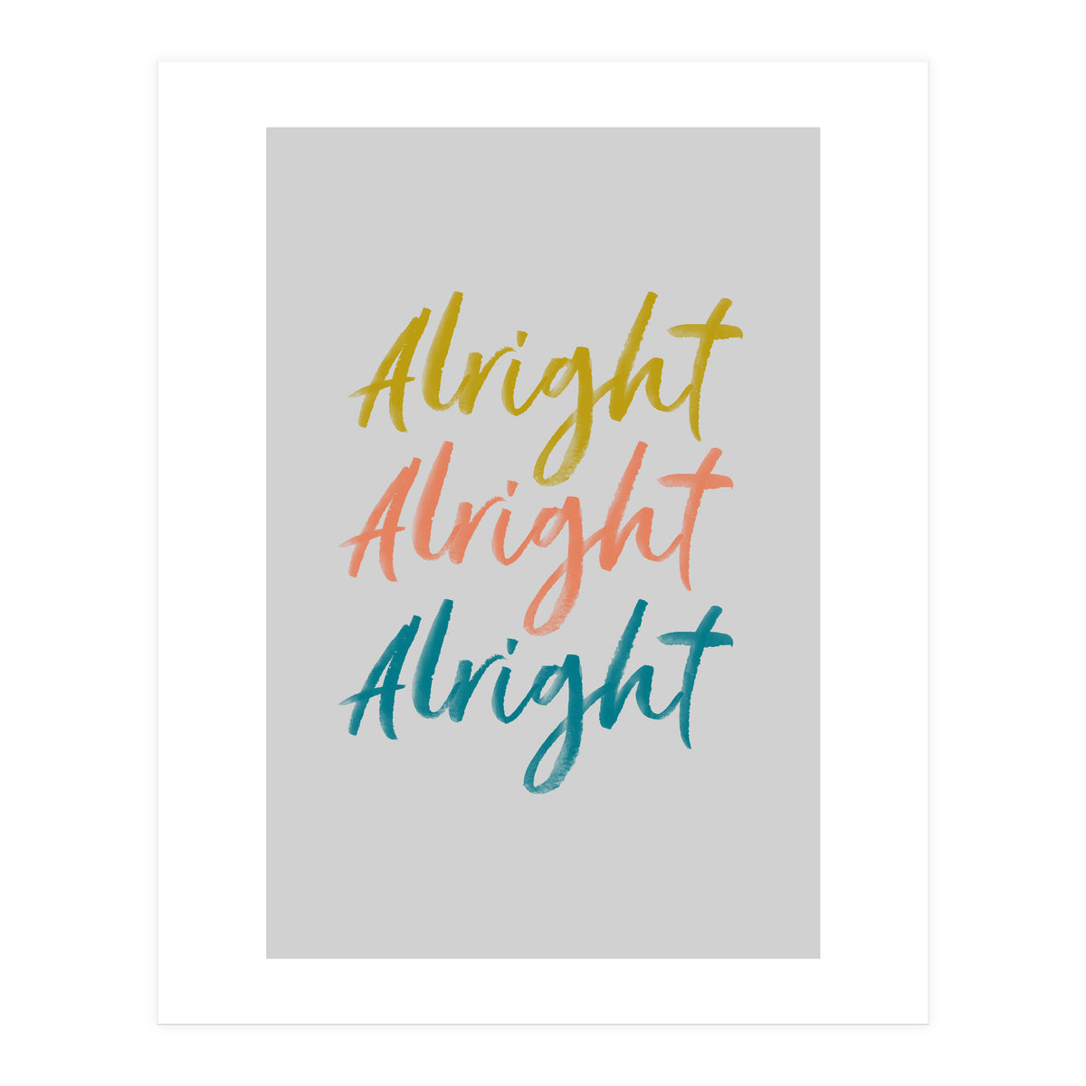 Alright  (Print Only)