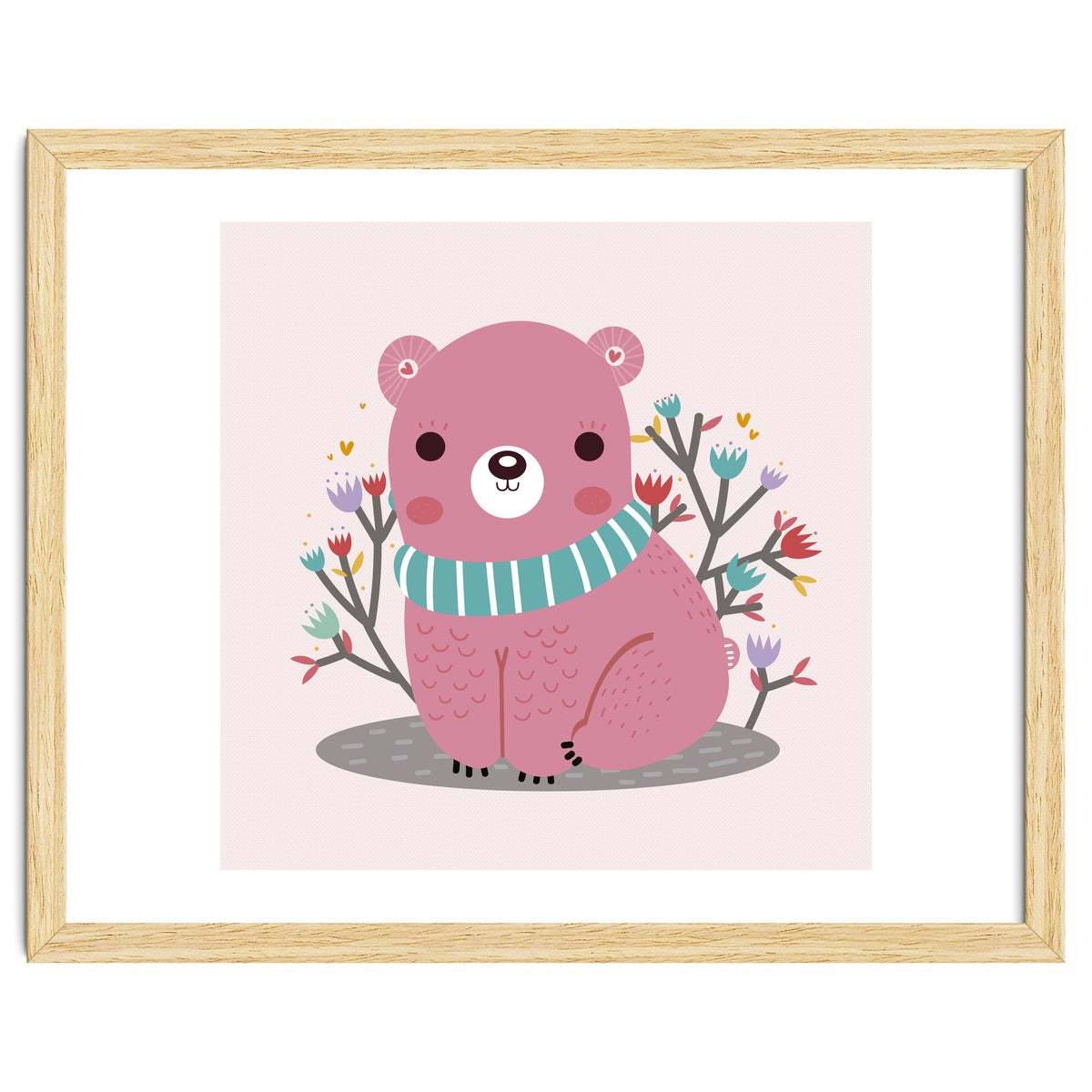 Pink bear