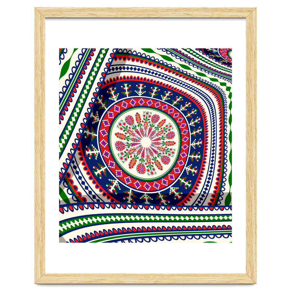 Romanian embroidery background 23