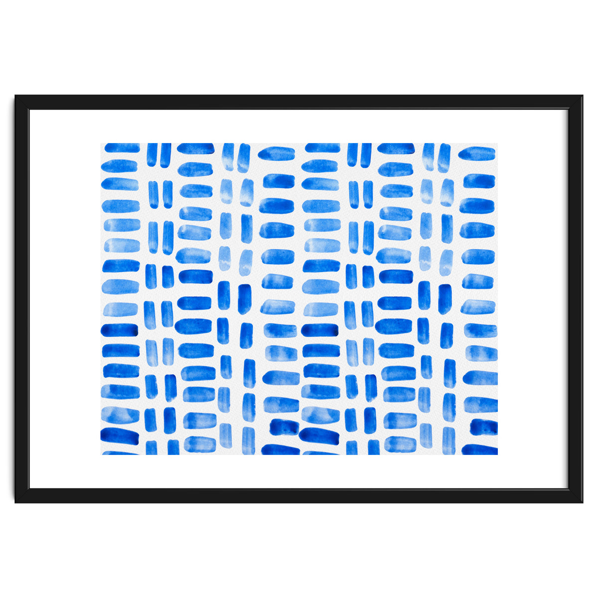 Blue abstract rectangles