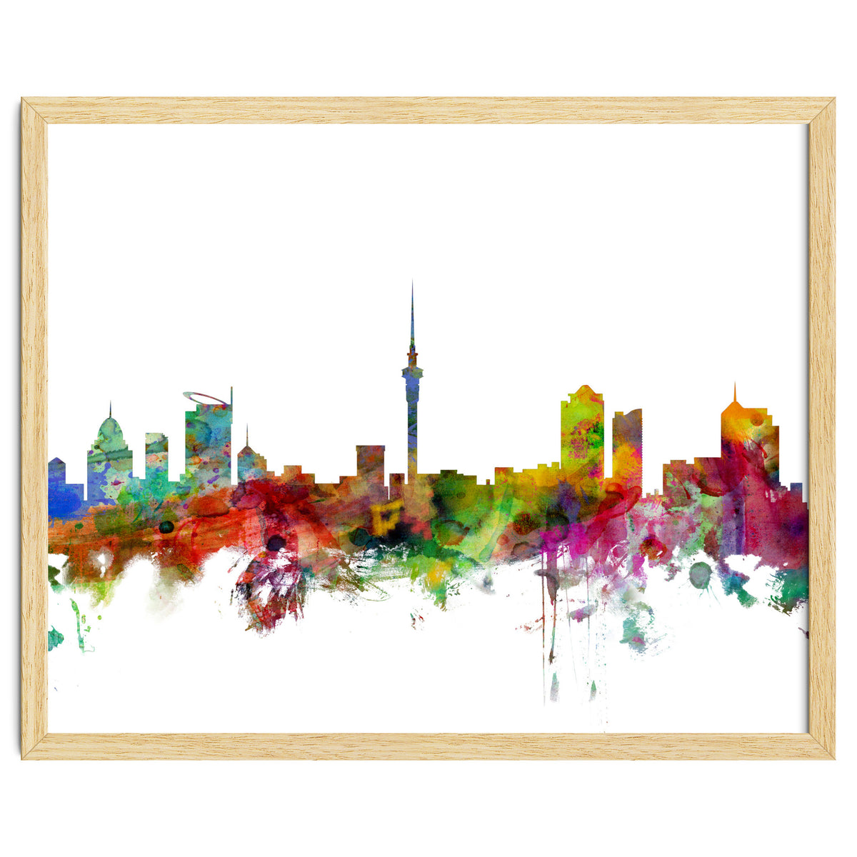 Auckland New Zealand Skyline