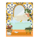 Sheep Bathing in Moroccan Style Bathroom (Print Only) thumbnail
