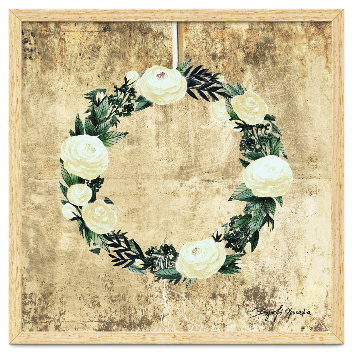 Wreath #White Flowers #Royal collection