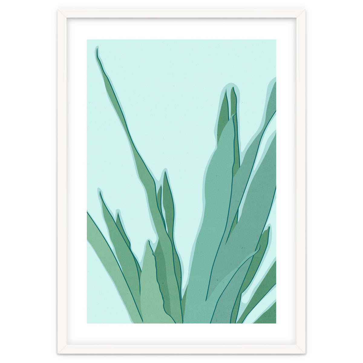 Minimal Snake Plant Leaves - Greener Eden