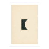 Cut black shape on beige (Print Only) thumbnail