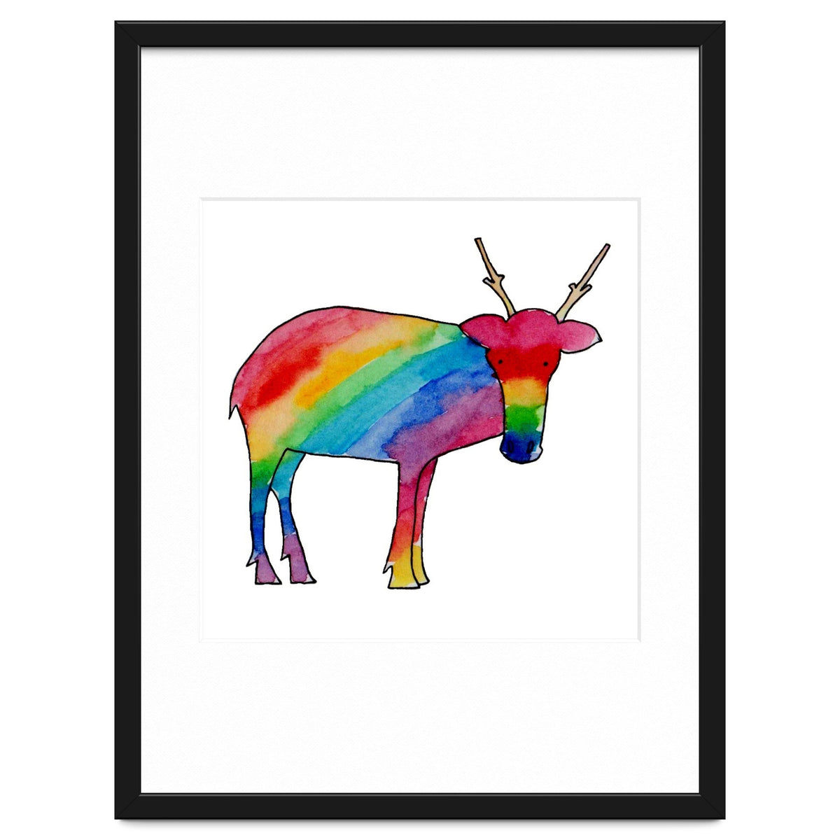 Rainbow reindeer