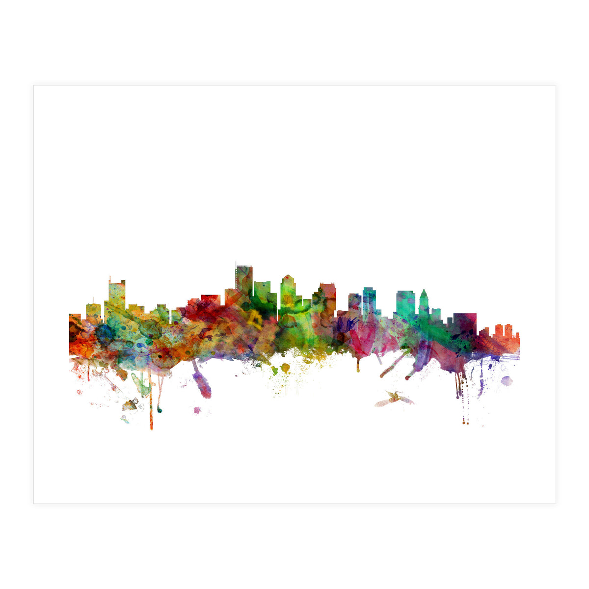 Boston Massachusetts Skyline (Print Only)