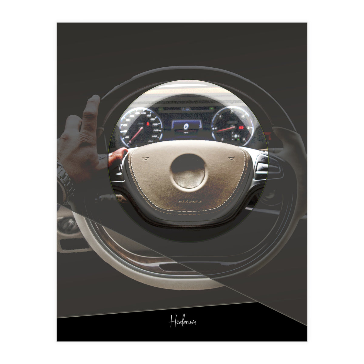 Emoji & Cars beige (Print Only)