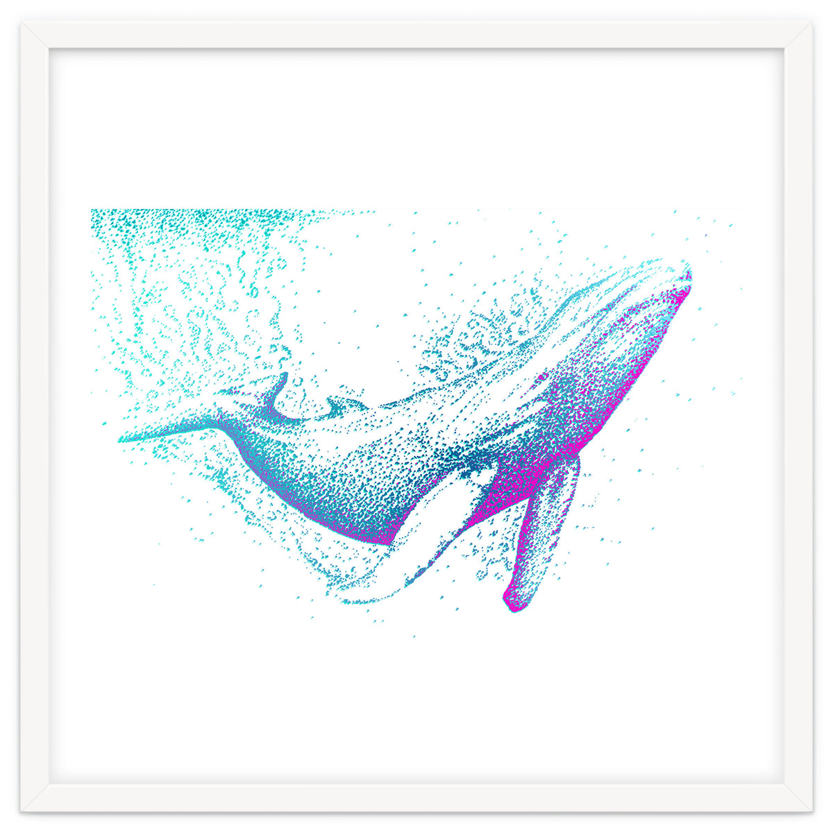 Diving Blue Whale