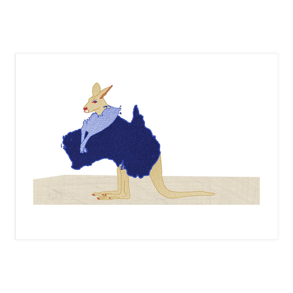 Australian Kangaroo (Print Only)