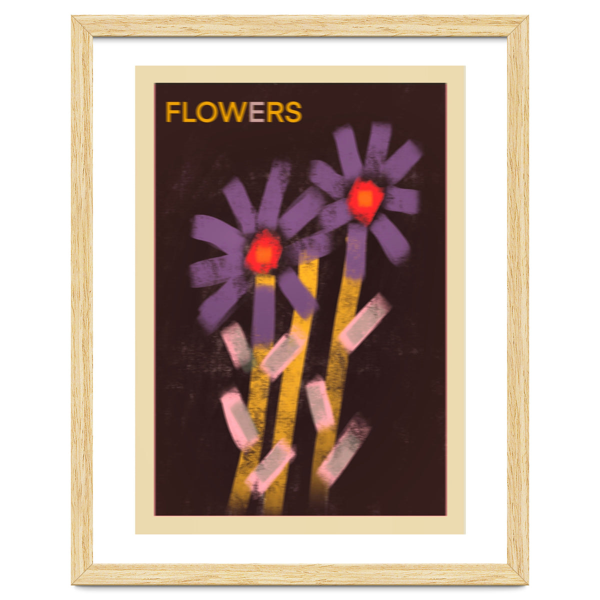 Blurry flowers