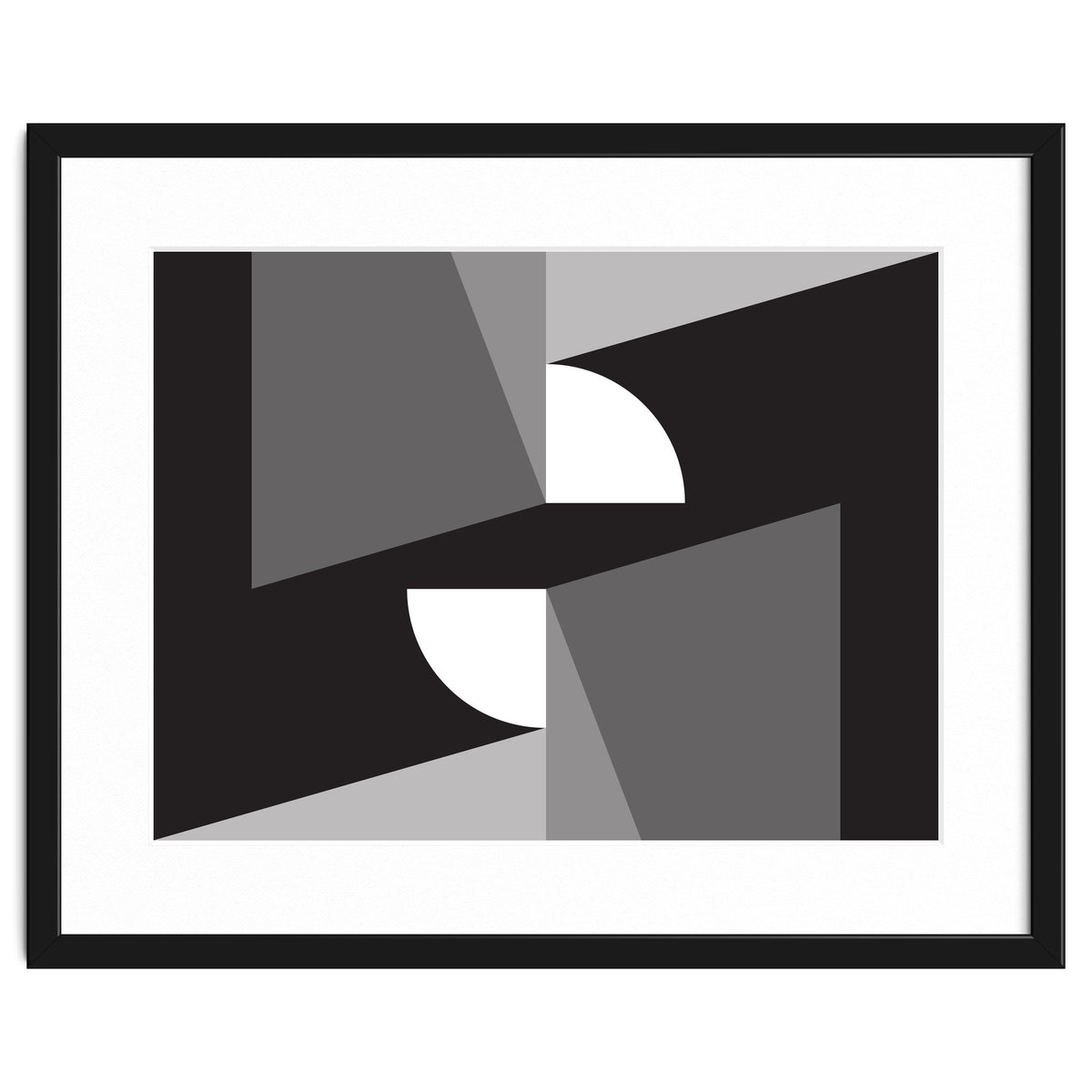 Geometric Shapes No. 11 - monochrome