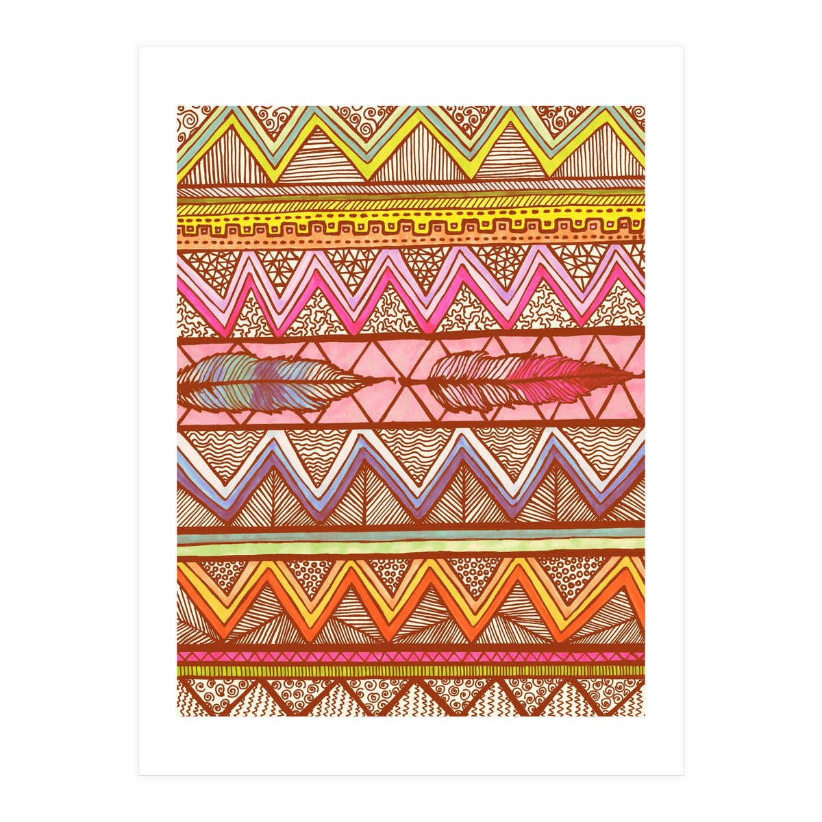 Two Feathers (Print Only)