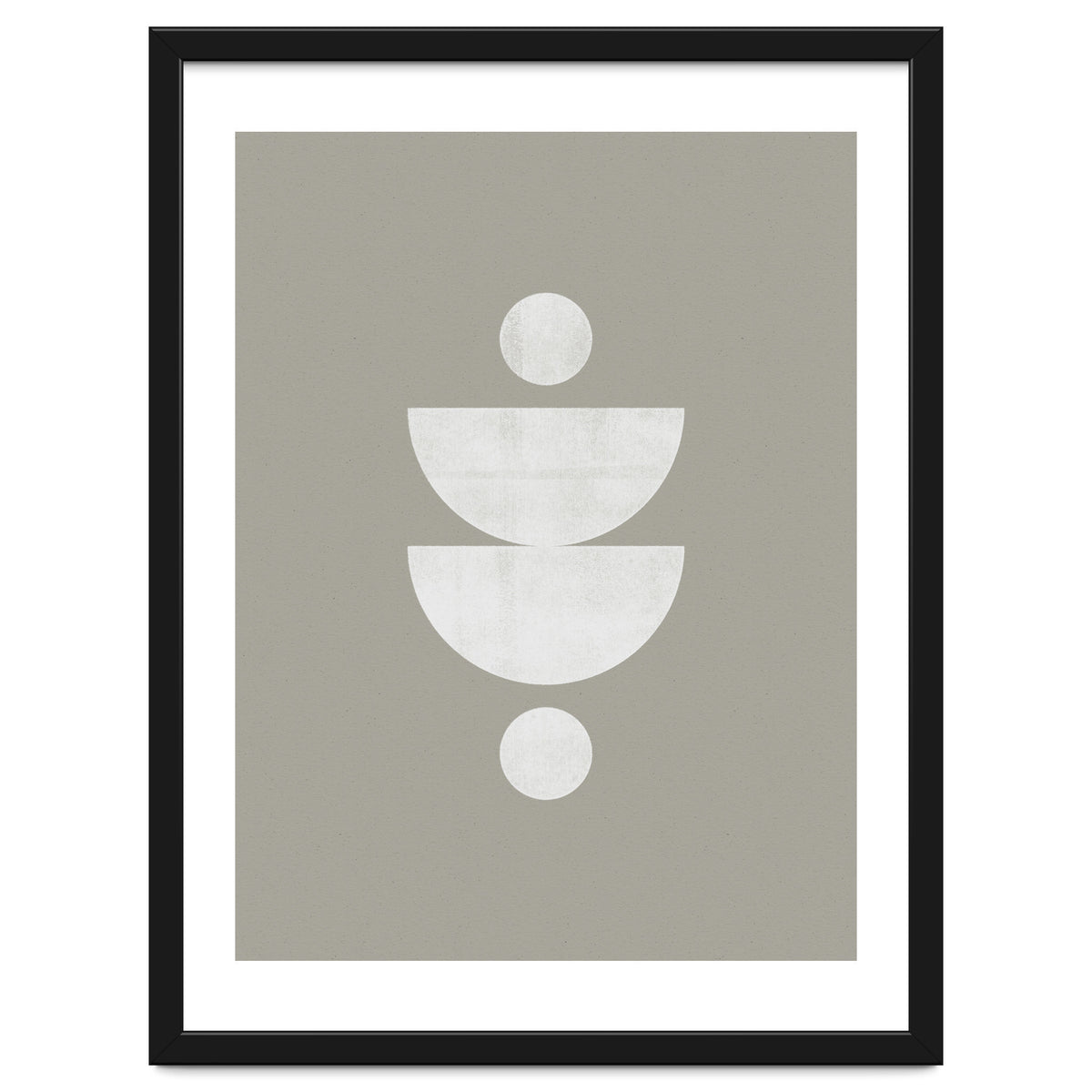 Mid-Century Modern No.23 - Woodblock Print